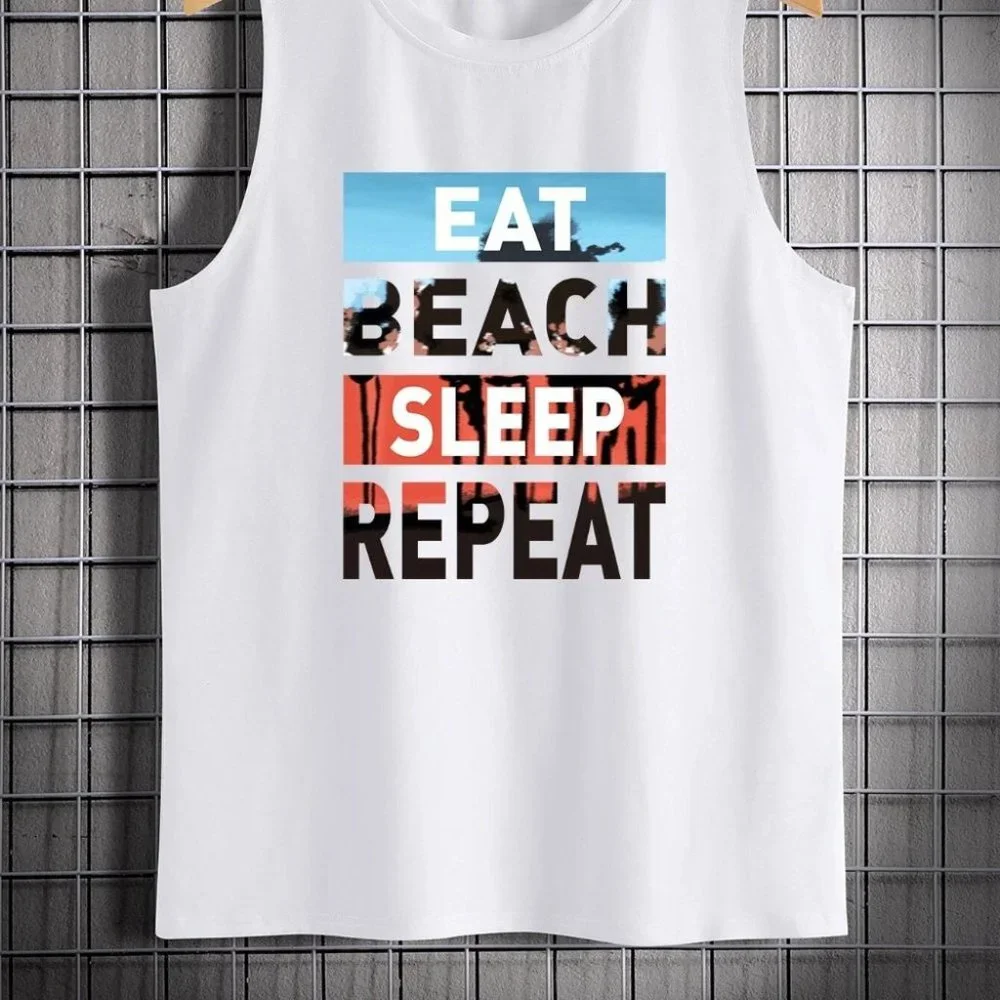 Casual Men's Summer Beach Tank Top